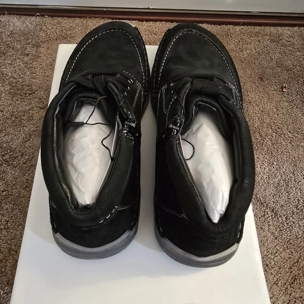 Josef Siebel Black Leather Men's Shoes EU 42 Or 8 5-9 US NWT